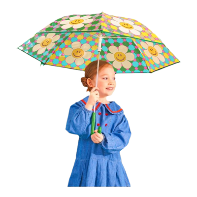 wiggle wiggle儿童雨伞可爱晴雨两用折叠伞透明雨伞长柄自动学生