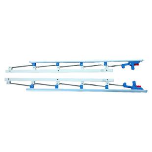 铝合金折叠护栏 护理床四五六挡位单双摇用床配件一对家具围栏