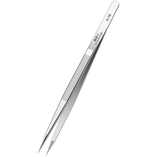 直尖头镊子加长不锈钢钟表手机维修电子厂专用飞线夹子高精密尖嘴