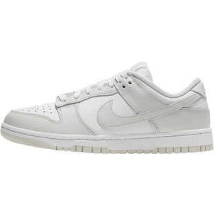 NIKE耐克女鞋DUNK LOW灰白色低帮复古运动休闲鞋板鞋DD1503-103
