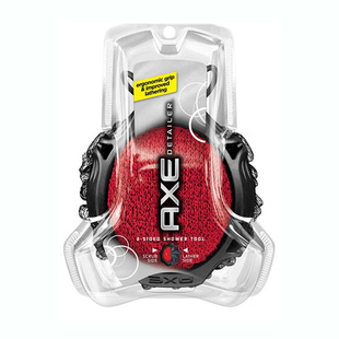 AXE-Detailer 粗细双面洗澡清洁按摩去角质浴球浴花搓澡 洗浴用品