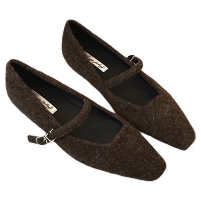 内增高棕色美拉德玛丽珍鞋女单鞋