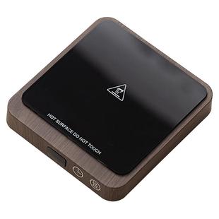 加热底座方形恒温杯垫加热茶杯垫子暖杯器家用茶水热牛奶保温垫