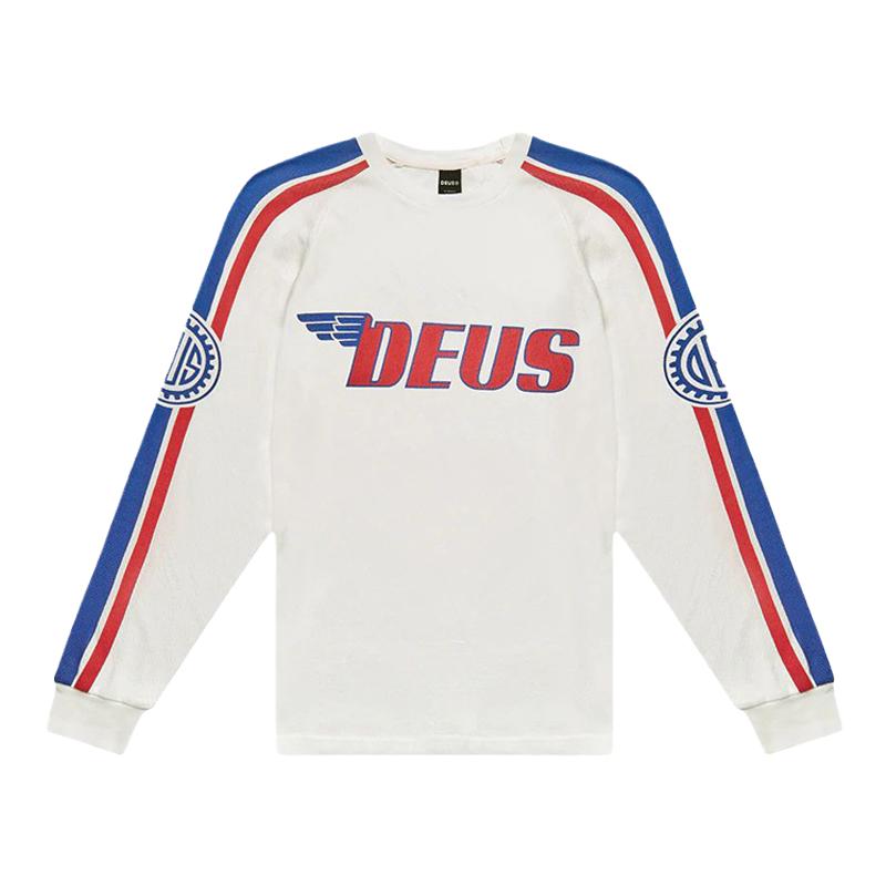 DEUS复古长袖赛车服越野摩托车服