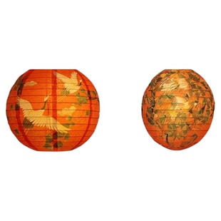 新中式纸灯笼国风猜灯谜带灯挂饰装饰品发光花灯场景布置元宵花灯