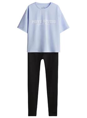 【H&M MOVE DryMove™】女童运动套装2件式夏季套装1236633