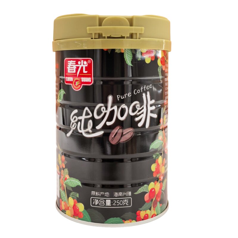 春光海南纯咖啡250g有渣需过滤