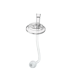 适用贝亲奶瓶通用吸嘴头宽口径nuk变学饮杯吸管组替奶嘴转换器头