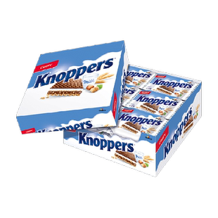 Knoppers优力享威化饼干早餐休闲小吃零食网红礼盒伴手礼600g*1盒