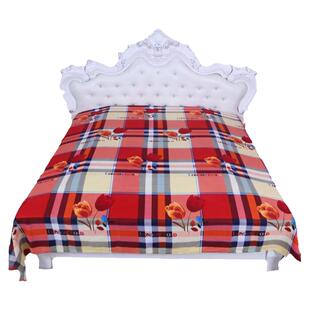 特价6米大花布料布头炕单磨毛床单被套四件套床品大块布清仓处理