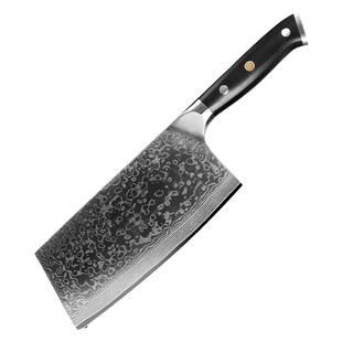 切菜刀大马士革商家切片刀厨师用水果刀德国花纹钢日式切菜刀