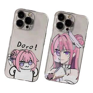 胜利女神doro适用红米NOTE14手机壳redmi透明note13PRO+十桃乐丝12TURBO探索版11se二次元9/10A/x表情包12c套