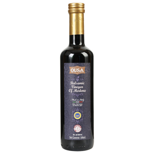 意大利黑醋进口欧萨摩德纳黑醋500ml巴萨米克醋缩葡萄醋汁浓沙拉