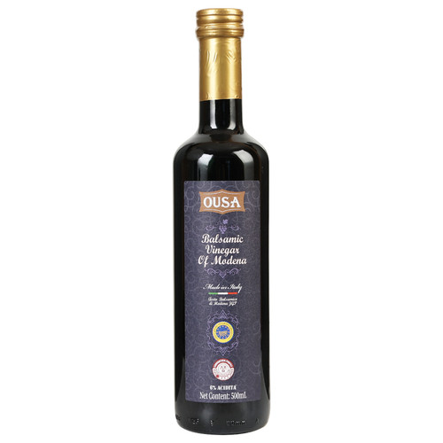 意大利黑醋进口欧萨摩德纳黑醋500ml巴萨米克醋缩葡萄醋汁浓沙拉