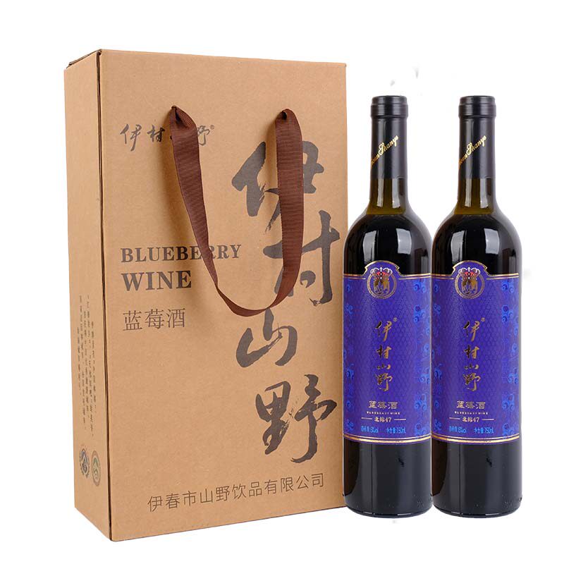 伊村山野伊春蓝莓礼盒无糖果酒