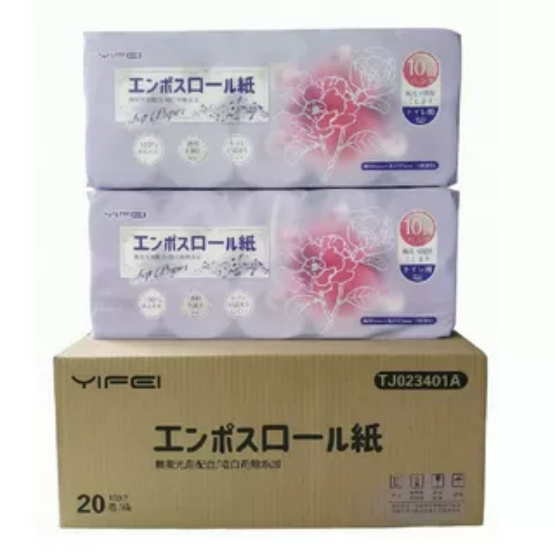 日本速溶原生木浆纸加厚厕纸20卷