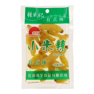 张氏记小米辣野山椒小包装家用