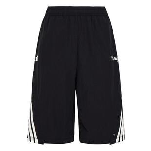 足球风轻户外三条纹宽松简约休闲短裤女装夏季新款adidas阿迪达斯