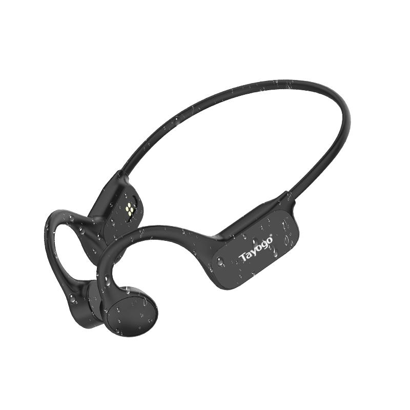 Tayogo专业骨传导游泳运动耳机无线蓝牙IPX8级防水不入耳开放式