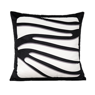 轻奢天鹅绒客厅沙发靠垫靠枕大靠背千鸟格抱枕套套子不含芯方枕头