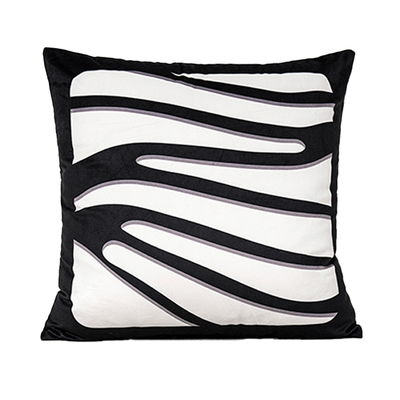 轻奢天鹅绒客厅沙发靠垫靠枕大靠背千鸟格抱枕套套子不含芯方枕头