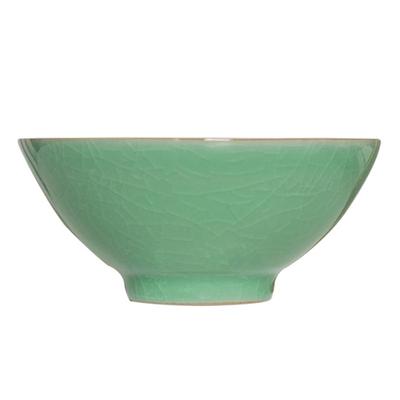 龙泉非遗青瓷高颜值斗笠碗