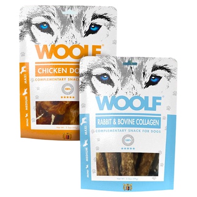 WOOLF牛胶原蛋白棒磨牙狗狗零食