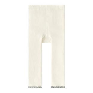 尼多熊儿童打底裤秋冬女童裤子加绒加厚宝宝长裤白色婴儿打底冬季