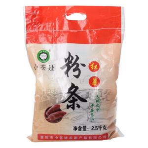 小苍娃红薯粉条5斤河南特产红薯粉条火锅地瓜粉