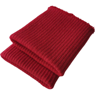 儿童纯棉无缝螺纹袖口女羽绒棉服弹力罗纹收口裤脚口松紧加长接边