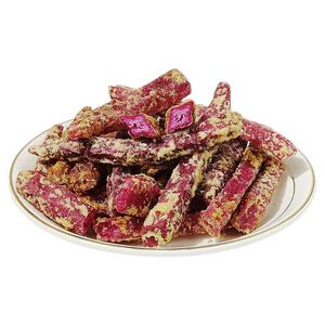 凌拾公主蟹黄味紫薯条酥脆地瓜干紫薯干非油炸休闲零食下午茶小吃