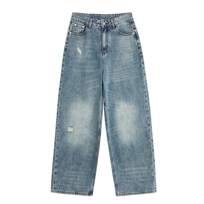 浅蓝色牛仔裤女新款秋冬季