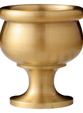 供水杯佛前铜制涛羽招财