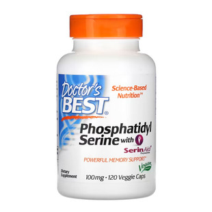 Doctor s Best磷脂酰丝氨酸PS银杏大脑强化剂5-HTP褪黑素漆黄素
