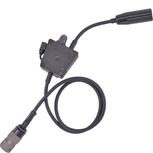 TCA Davies-E型PTT军标单通高精度复刻版专用对讲机耳机原品六针