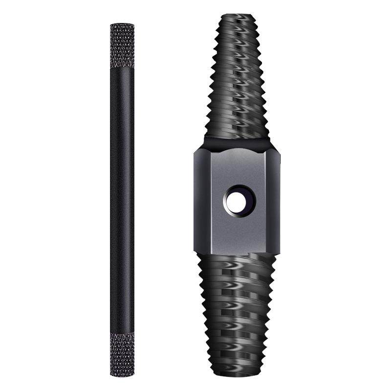 水龙头断丝取出器四分螺丝断裂水管双头反丝取断头丝锥六分取丝器