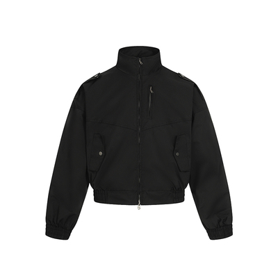 F383酷飒风短款夹克外套