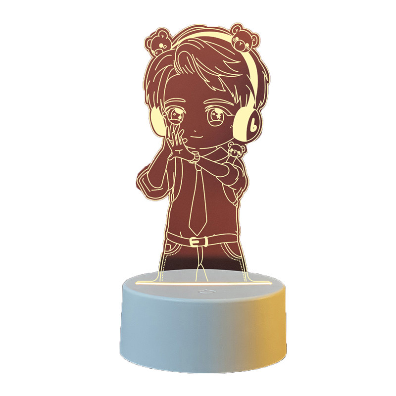 罗小黑战记周边手办模型摆件盲盒小夜灯立牌可爱猫女创意生日礼物
