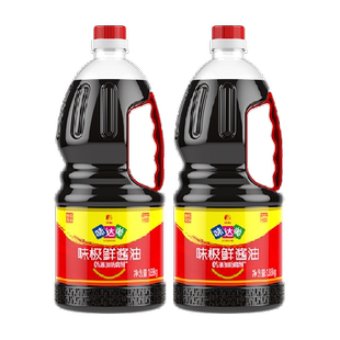 欣和味达美酱油味极鲜1.88kg*2瓶特级酿造生抽厨房家用炒菜大瓶装
