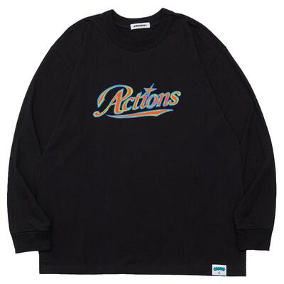 ACTIONS热成像LOGO重磅长袖T恤