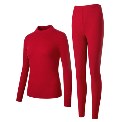 大红本命年喜庆纯棉保暖内衣套装