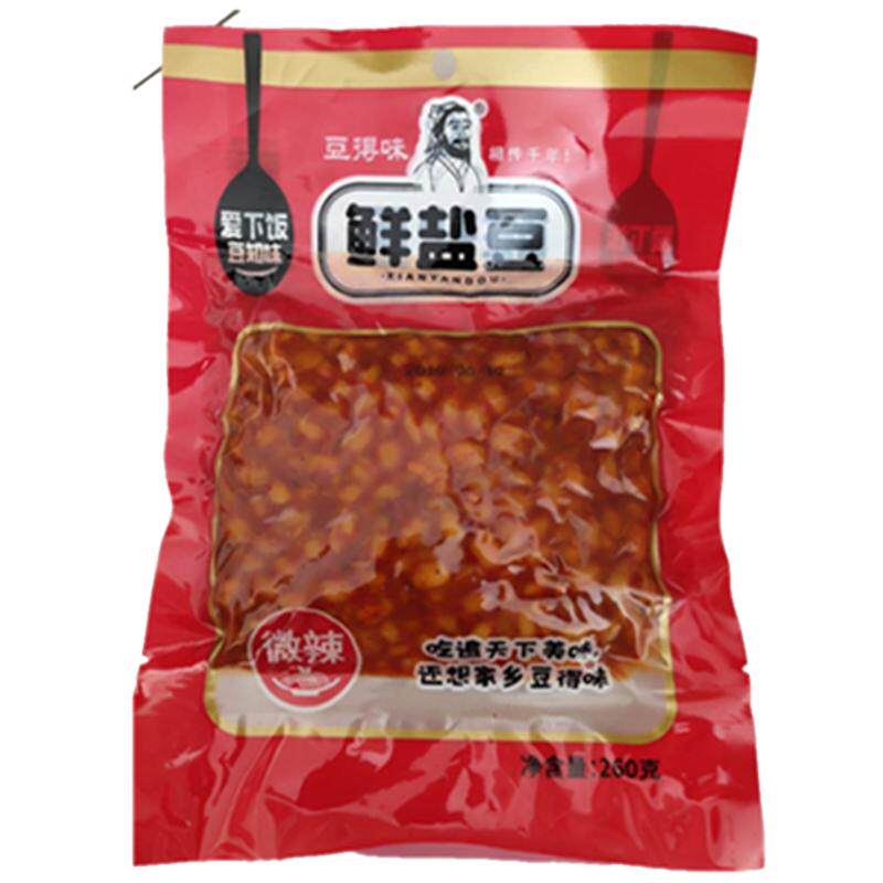 豆得味鲜盐豆 260g7包装 正宗草捂酱 豆瓣酱火爆热卖源于楚汉相争