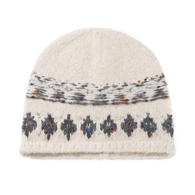 IIING帽控复古费尔岛提花包头帽