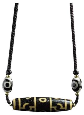 带证书天然西藏九眼天珠莲师天珠