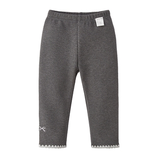 [抗菌远红外]女童外穿打底裤宝宝休闲冬装女小童加绒儿童秋冬裤子