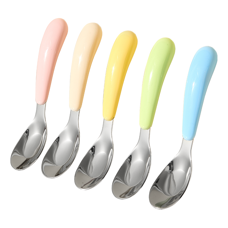 元宝勺子儿童家用316不锈钢幼儿宝宝婴儿辅食喂饭专用吃饭小汤勺