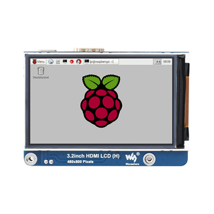 微雪 树莓派显示器 3.2寸IPS显示屏 HDMI信号 480×800 LCD液晶屏