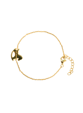 【金芒小驹】18K镀金925银 小马手链