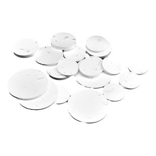 膨体四氟实心圆垫片软聚四氟乙烯EPTFE耐高温耐酸碱膨化密封盲垫