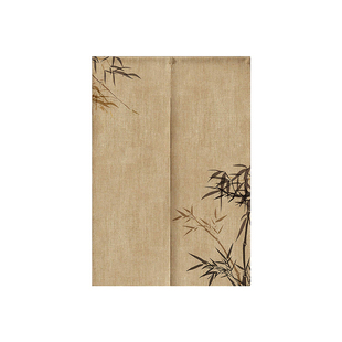 定制新款中式门帘隔断帘卫生间入户门遮挡帘古风帘子厨房厕所布帘